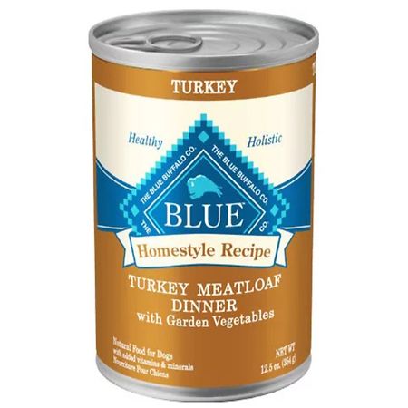 Blue Buffalo Homestyle Recipe for Dogs, Turkey Meatloaf Dinner - 12.5 OZ