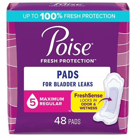 Poise Incontinence Pads for Women 5 (48 ct) - 48.0 ea