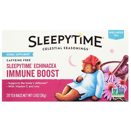Celestial Seasonings Sleepytime Echinacea Immune Boost Herbal Supplement Tea Bags - 20.0 ea