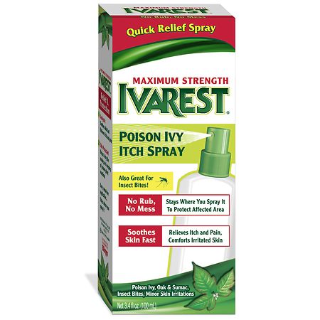 Ivarest Maximum Strength Poison Ivy Itch Spray - 3.4 fl oz