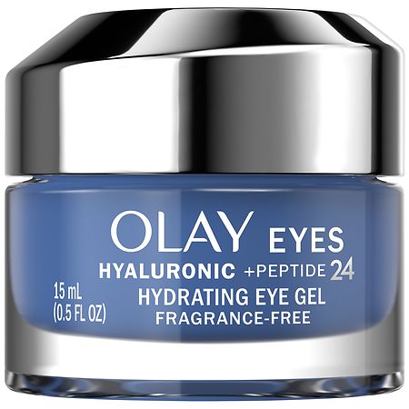 Olay Eyes Hyaluronic + Peptide 24 Gel Eye Cream, Fragrance-Free - 0.5 fl oz