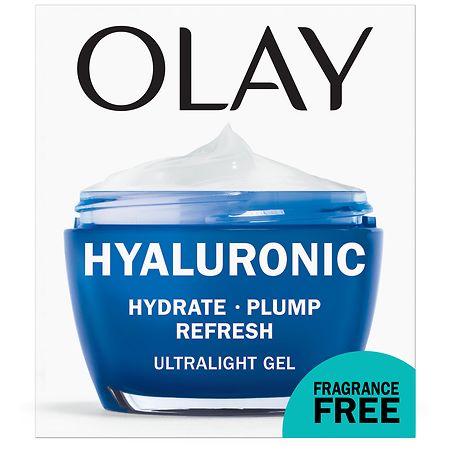 Olay Regenerist Hyaluronic + Peptide 24 Gel Face Moisturizer Fragrance-Free - 1.7 OZ