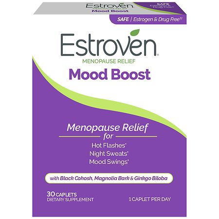 Estroven Menopause Relief + Mood Boost - 30.0 ea