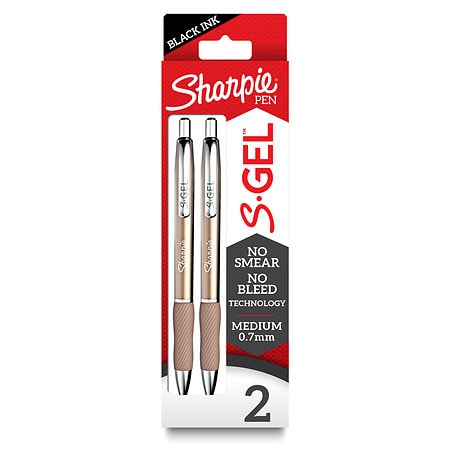 Sharpie S-Gel Metal Barrel Champagne Gel Pens - 2.0 ea