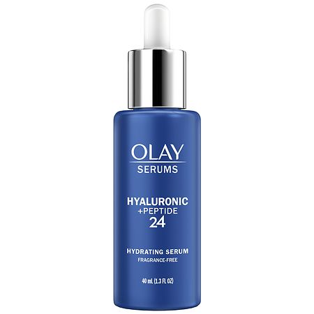 Olay Hyaluronic + Peptide 24 Serum, Fragrance-Free - 1.3 fl oz