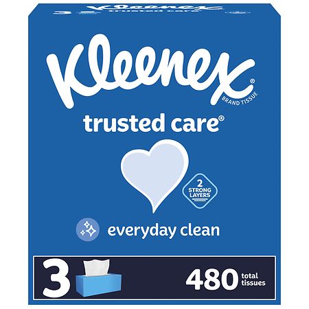 Kleenex 2-Ply Facial Tissues - 160.0 ea x 3 pack