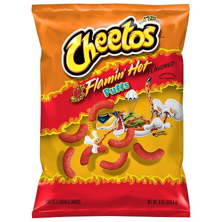 Cheetos Flamin' Hot Puffs - 8.0 oz