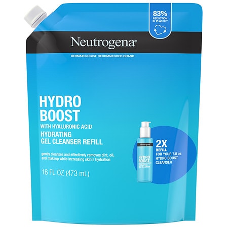 Neutrogena Hydro Boost Hydrating Cleansing Gel Refill Pouch - 16.0 fl oz