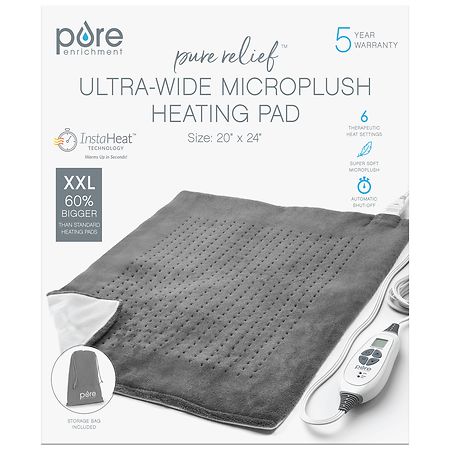 Pure Enrichment XXL Ultra-Wide Microplush Heating Pad - 1.0 EA
