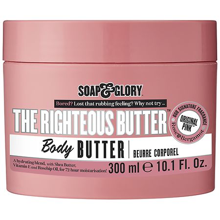 Soap & Glory The Righteous Butter Moisturizing Body Butter Original Pink - 10.1 fl oz