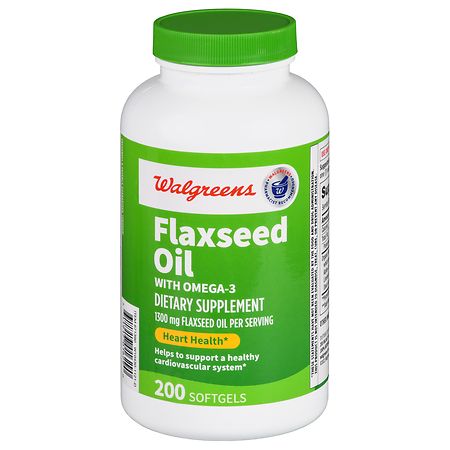 Walgreens Flaxseed Oil 1300 mg Softgels - 200.0 ea