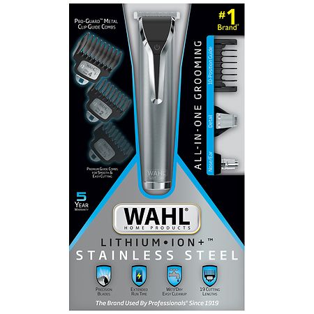 Wahl All-In-One Lithium Ion Plus Stainless Steel Rechargeable Trimmer Kit 9898 - 1.0 EA