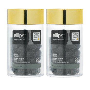 EllipsHair Vitamin Oil - Shiny Black 2x50capsules