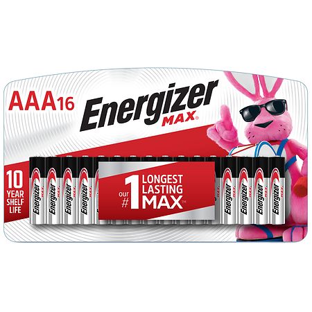 Energizer Max AAA Batteries, Alkaline AAA - 16.0 ea