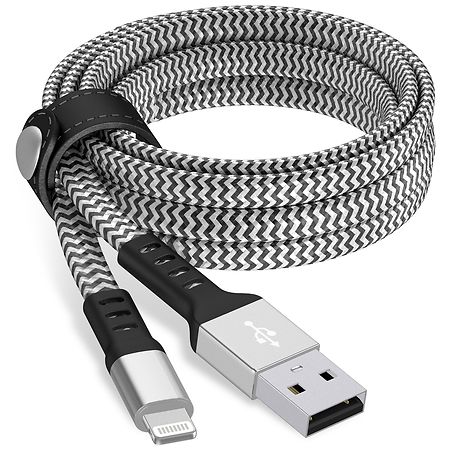 Just Wireless Lighting to USB-A Flat Cable 6 ft - 1.0 ea