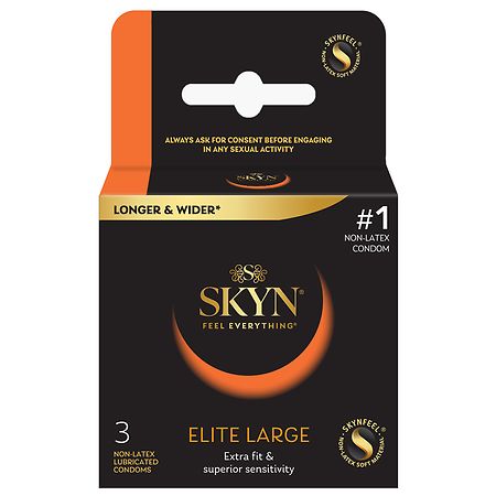 SKYN Elite Large Non-Latex Condoms - 12.0 ea