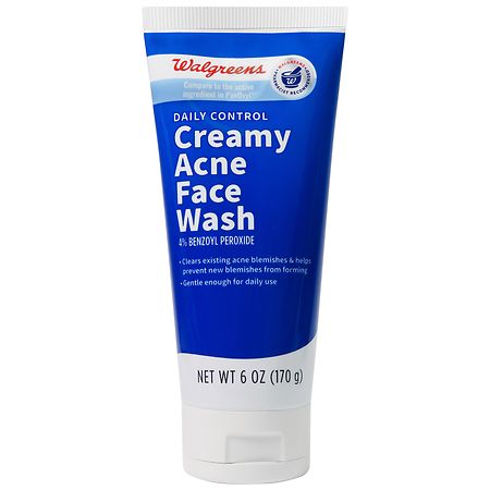 Walgreens Daily Control Creamy Acne Face Wash 6oz - 6.0 oz