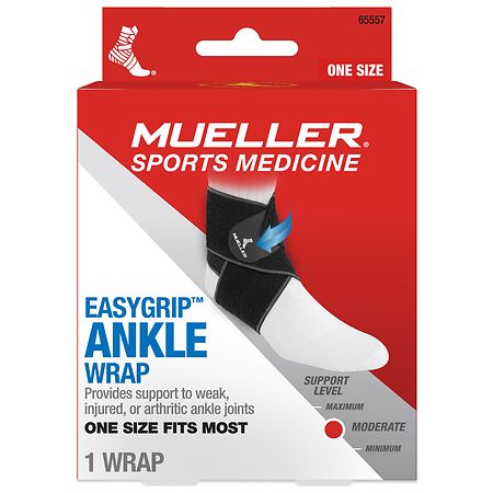 Mueller Easygrip Ankle Wrap One Size Fits Most - 1.0 ea
