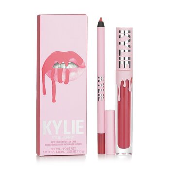 Kylie By Kylie JennerMatte Lip Kit: Matte Liquid Lipstick 3ml + Lip Liner 1.1g - # 500 Kristen Matte 2pcs