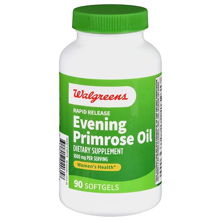 Walgreens Rapid Release Evening Primrose 1000 mg Softgels - 90.0 ea