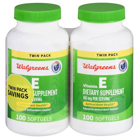 Walgreens Vitamin E 461 mg Softgels - 100.0 ea x 2 pack