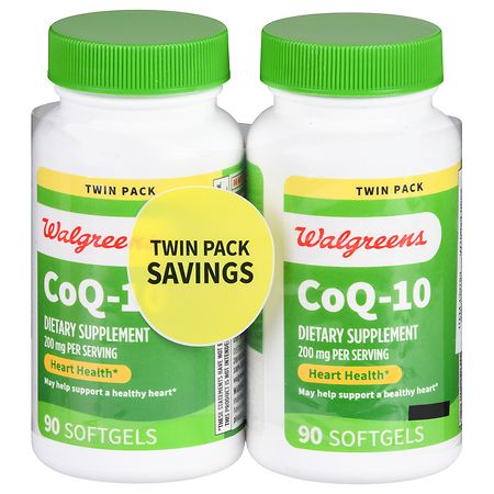 Walgreens CoQ-10 200 mg Softgels - 90.0 ea x 2 pack
