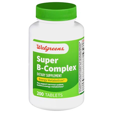 Walgreens Super B-Complex Tablets - 200.0 ea