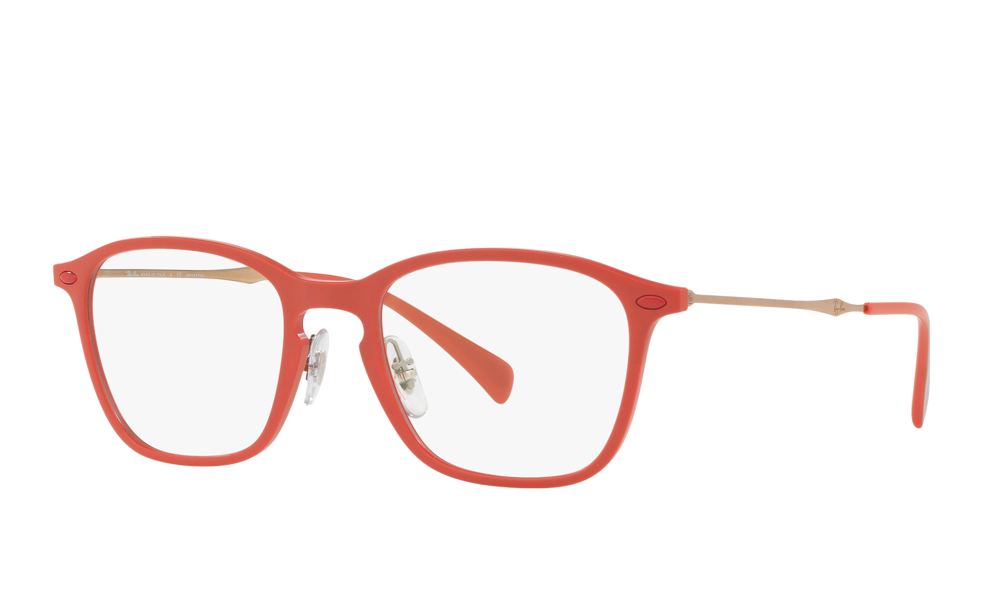 Ray-Ban Unisex Rx8955 Red Size: Standard