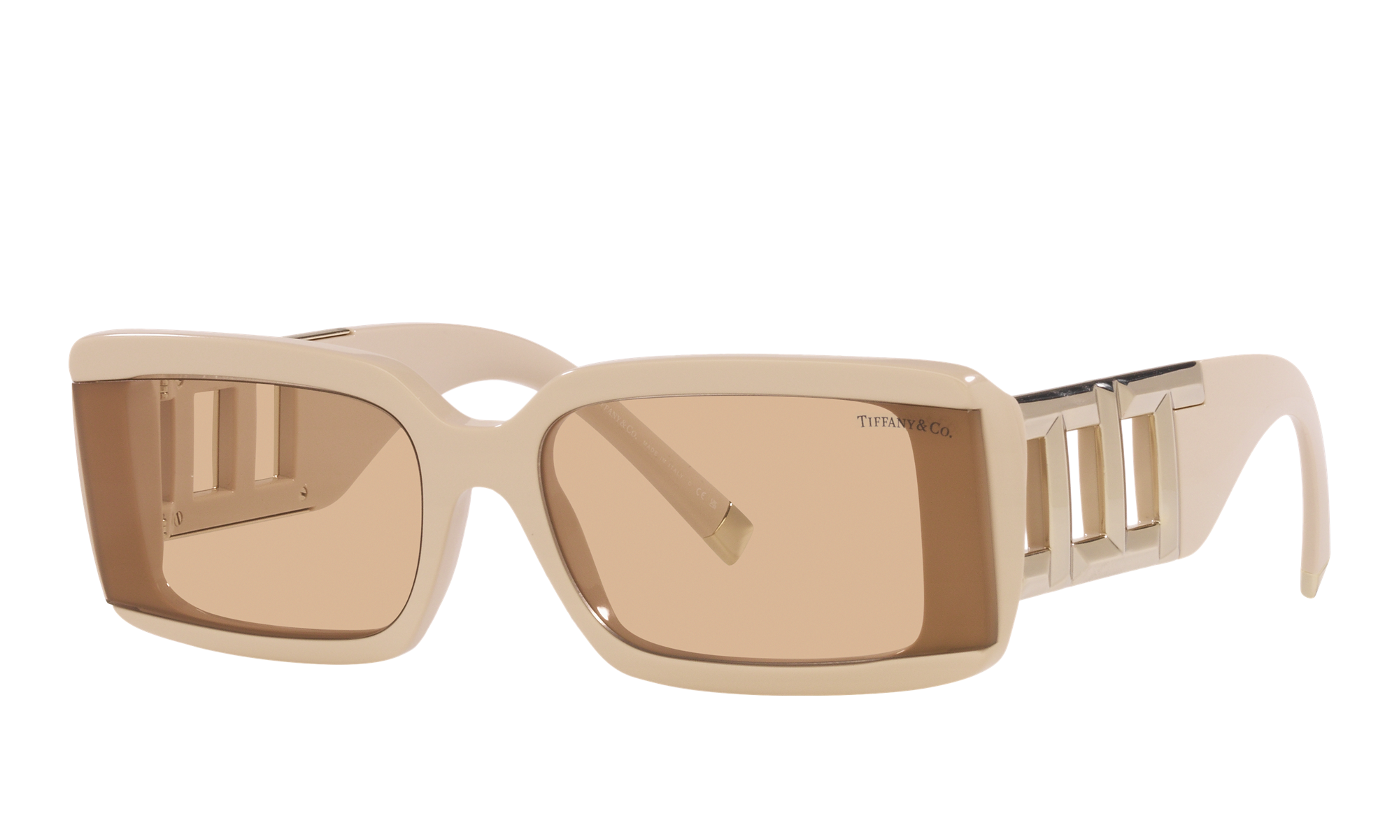 Tiffany Unisex Tf4197 Matte Solid Beige Size: Small