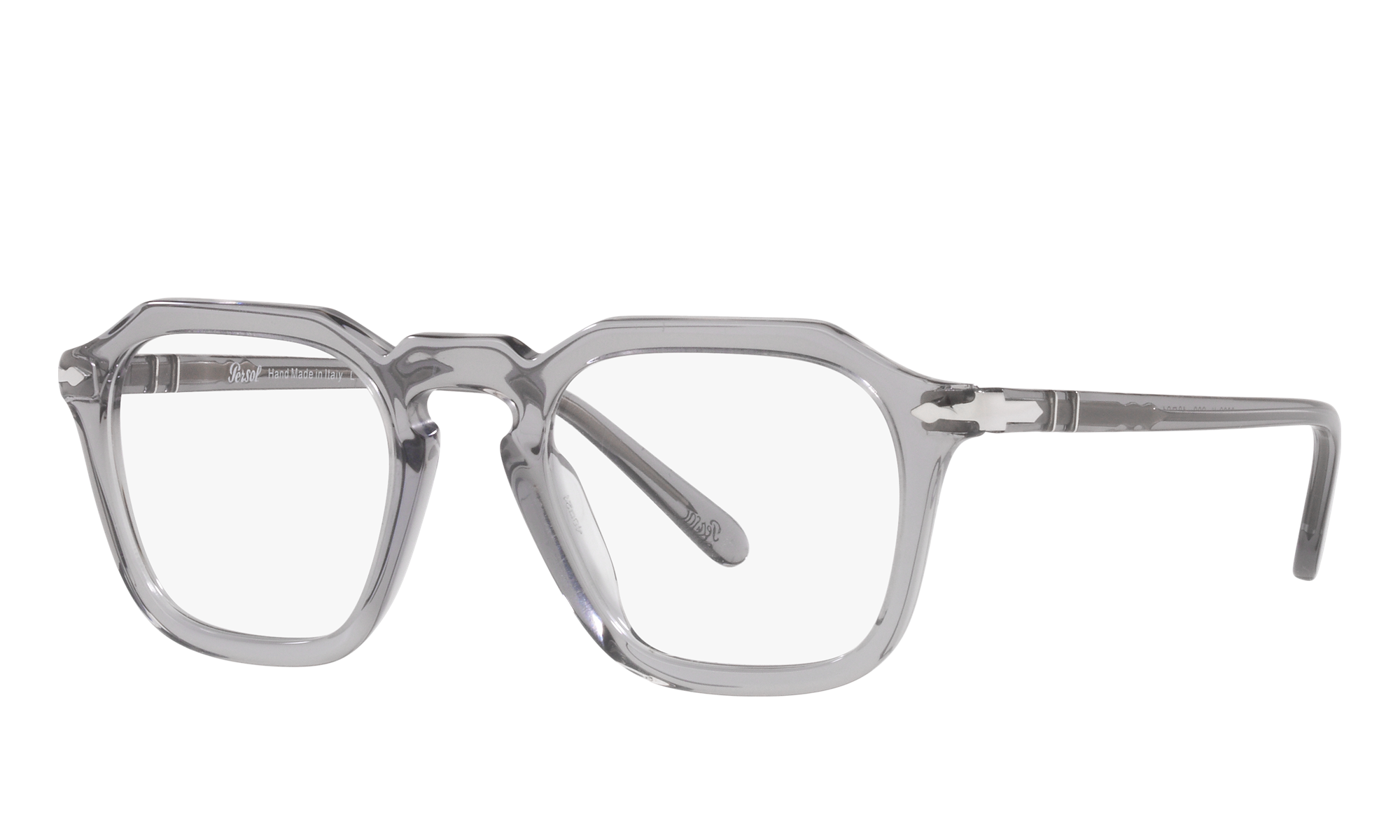 Persol Unisex Po3292v Transparent Grey Size: Extra Small