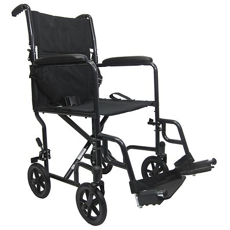 Karman 19 inch Steel Transport Chair, 23 lbs. - 1.0 ea