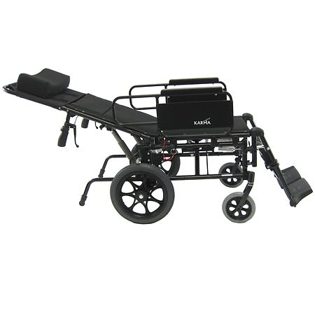 Karman 20in Seat Lightweight Reclining Transport Wheelchair - 1.0 ea