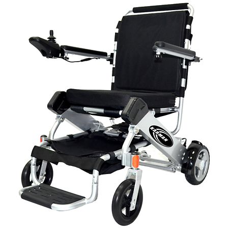 Karman Tranzit Foldable Lightweight Power Wheelchair in Silver 16 Seat Width - 1.0 ea