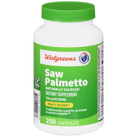 Walgreens Saw Palmetto 450 mg Capsules - 250.0 ea