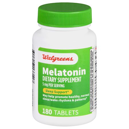 Walgreens Melatonin 5 mg Tablets - 180.0 ea