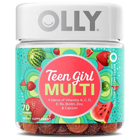 OLLY Teen Girl Multi Gummies - 70.0 ea