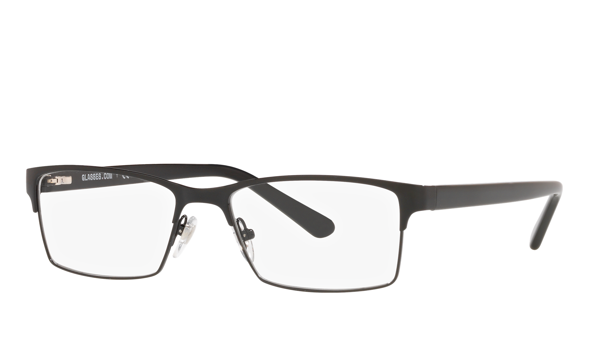 Glasses.com Unisex Gk1001 Shiny Black Size: Standard