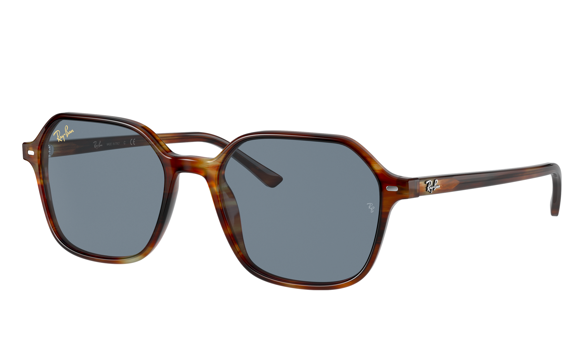 Ray-Ban Unisex Rb2194 Striped Havana Size: Small