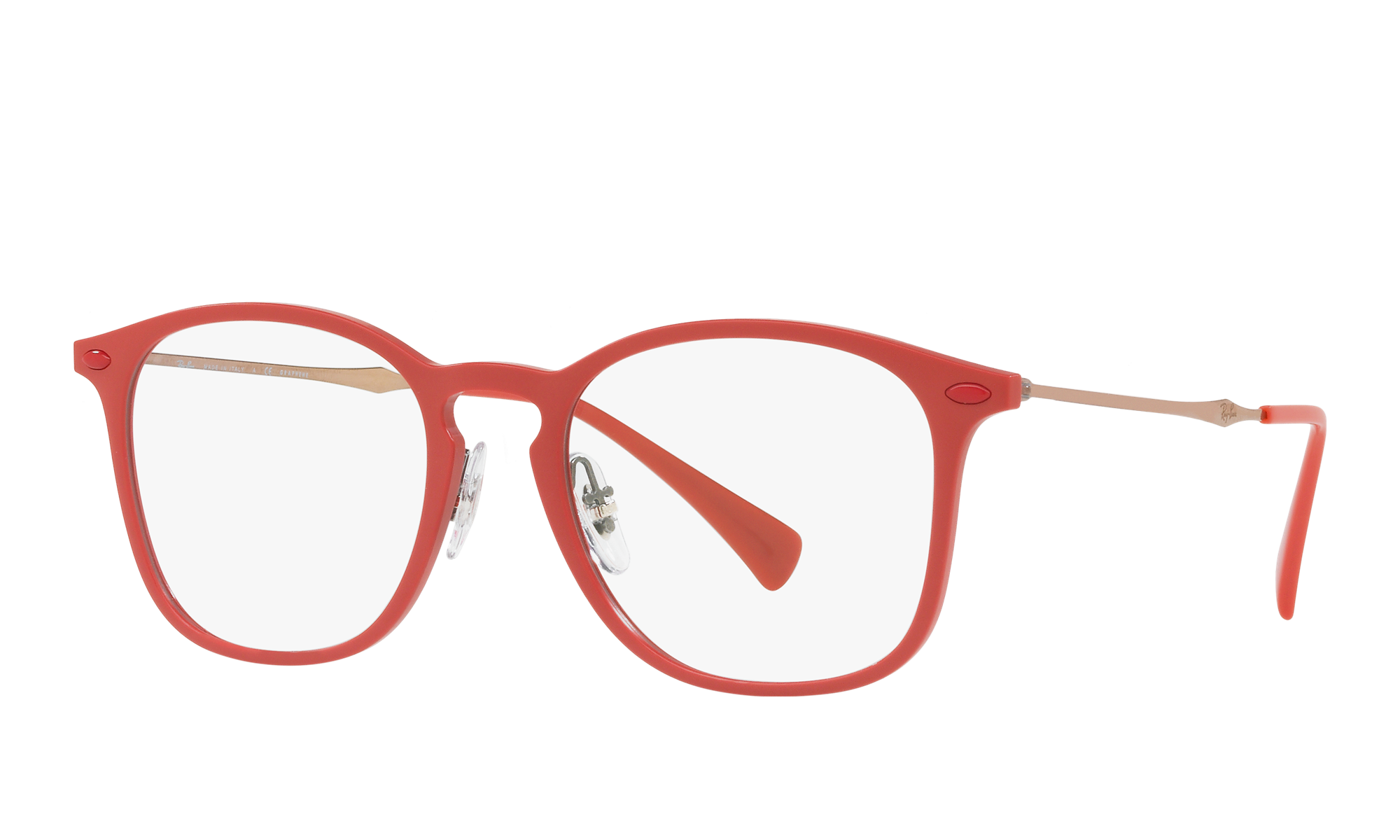 Ray-Ban Unisex Rx8954 Red Size: Standard