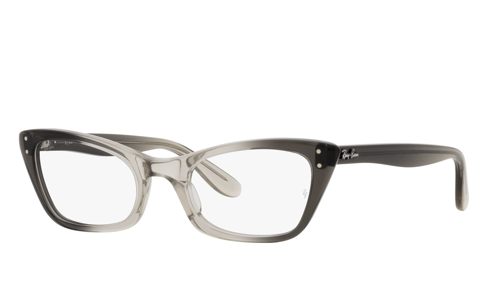 Ray-Ban Unisex Rx5499 Transparent Grey Size: Small