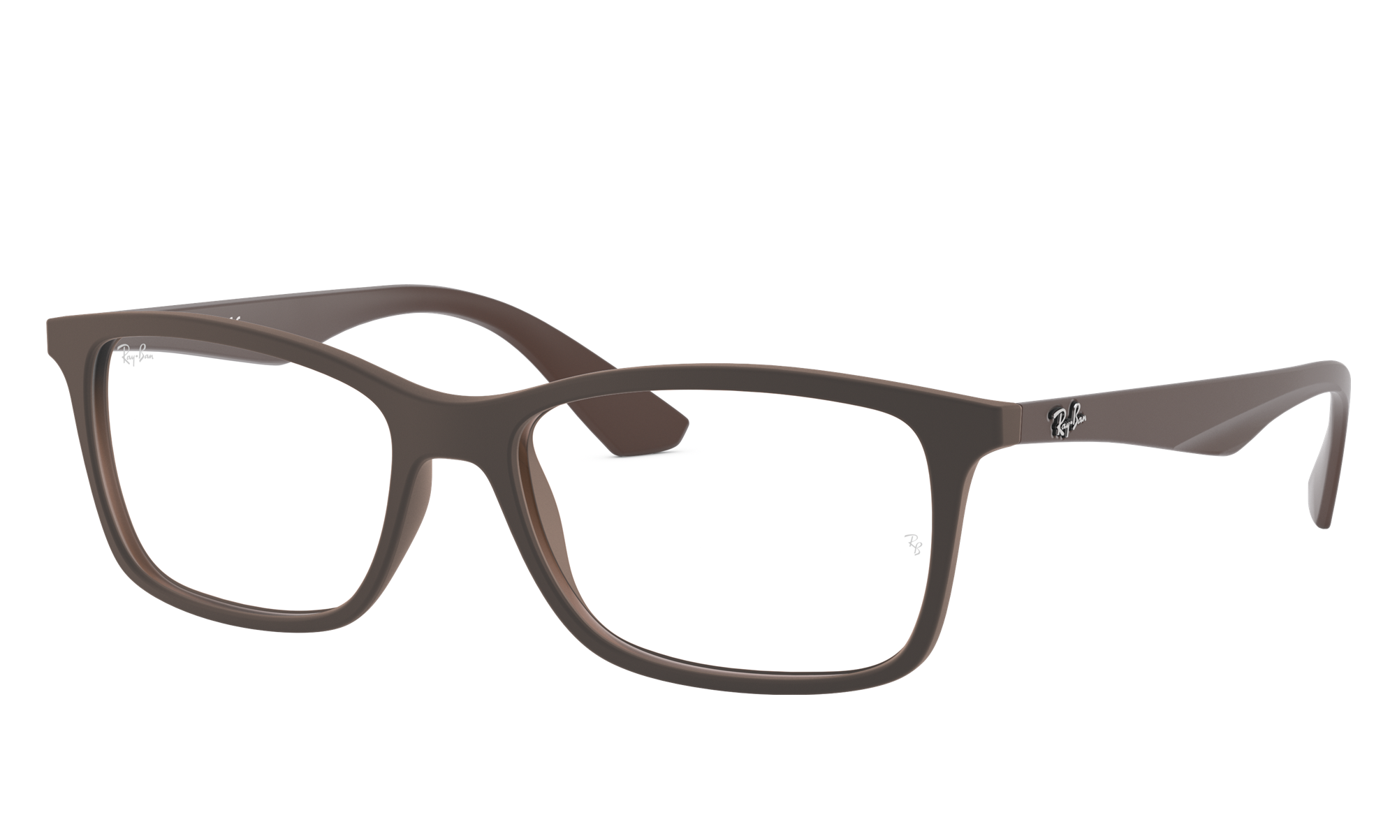 Ray-Ban Unisex Rx7047 Transparent Brown Size: Large