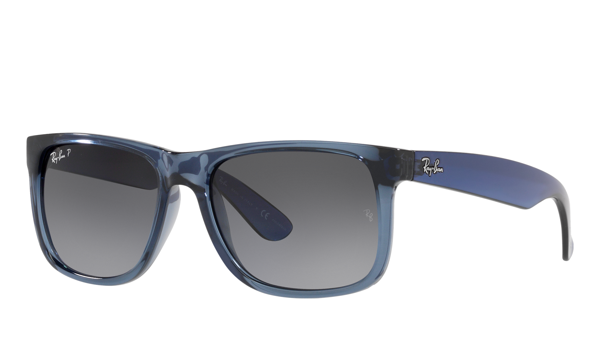 Ray-Ban Unisex Rb4165 Transparent Blue Size: Small