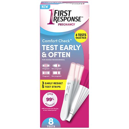First Response Comfort Check Pregnancy Tests - 8.0 ea