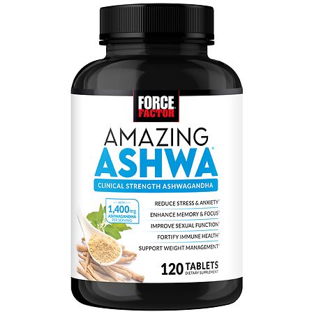 Force Factor Amazing Ashwa Ashwagandha Tablets - 120.0 ea