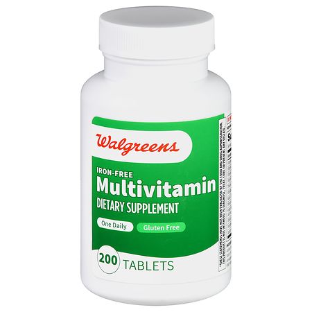 Walgreens Iron-Free Multivitamin Tablets - 200.0 EA