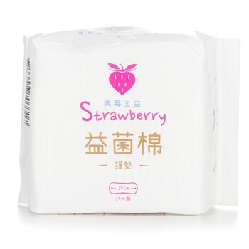 StrawberryProbiotic Pad 15cm 24pcs