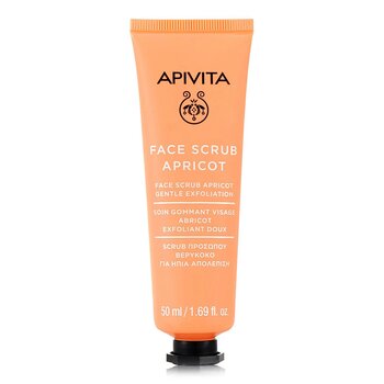 ApivitaFace Scrub with Apricot - Gentle Exfoliating 50ml/1.83oz