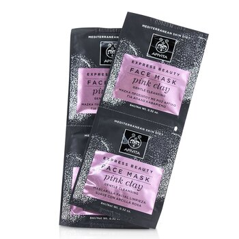 ApivitaExpress Beauty Face Mask with Pink Clay (Gentle Cleansing) 6x(2x8ml)
