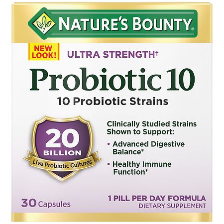 Nature's Bounty Ultra Strength Probiotic 10 - 30.0 ea