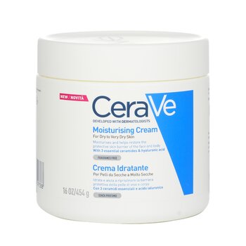 CeraVeMoisturising Cream For Dry to Very Dry Skin 454g/16oz